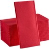 Servilletas Papel Rojo Toallas Desechables Lino Invitados Mano Suaves Absorbentes