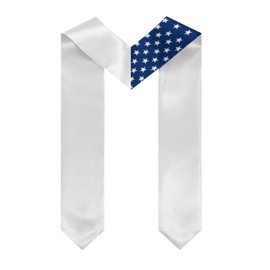 Tueekuti Philippines and American Graduation Sash Class of 2025 - Mixed Dual Flag Graduation Stole for Study Aboard International Students Graduation Gift