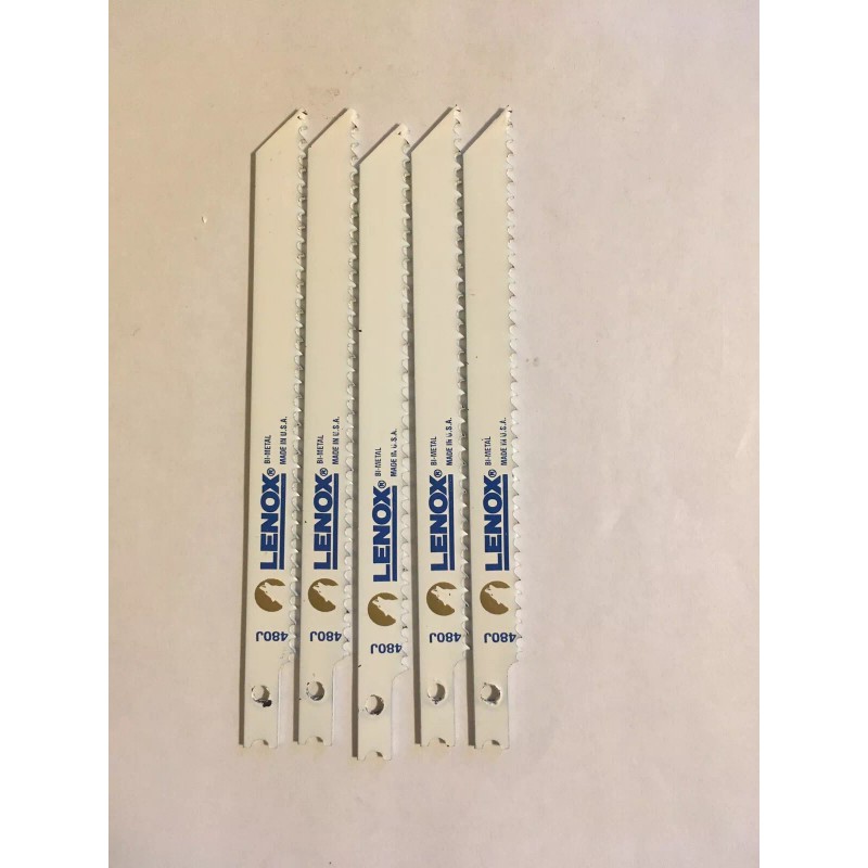 Lenox 10TPI Bi-metal Cutting Straight Shank Jigsaw Blade 480J (30pcs)
