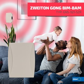 zaMel GNS-921 x Two Tone Chime BIM-BAM 230 V Grey