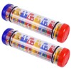 Kisangel 2pcs Rain Stick for Musical Educational Instrument Sensory Development