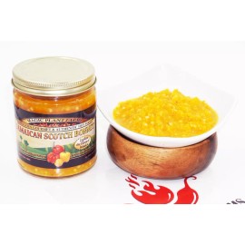 Magic Plant Farm Scotch Bonnet Delicious Pepper Mash / Paste in a 9oz Jar - You Have to try It!!!