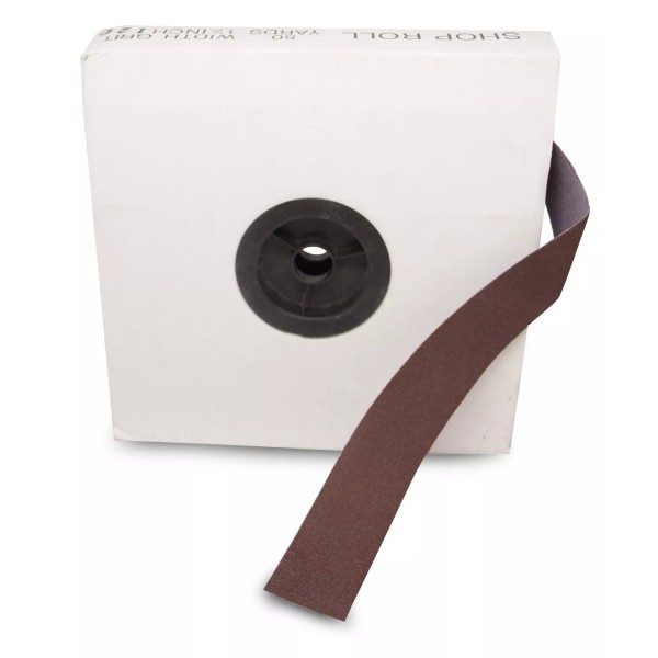 Benchmark Abrasives 1-1/2" x 150’ Roll Emery Cloth Sandpaper Roll,