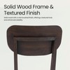 COLAMY Solid Wood Dining Chairs Set of 2, Mid Century