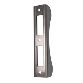 Gedotec Angle Strike Plate Stainless Steel Lug Strike Plate for Garden Gates and Doors | Gate Stop 180 mm | Solid Stainless Steel V2A Rustproof | Material Thickness 3 mm | 1 Piece - Door Hinge for
