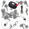 Taicols Set of 20 construction machinery key set, replacement key
