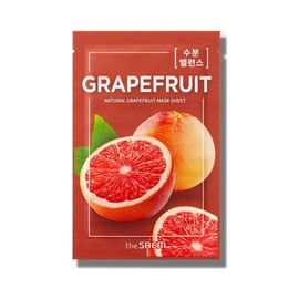 [THE SAEM] Natural Face Sheet Mask Skincare - Color: Grapefruit