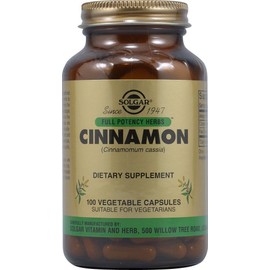 Solgar, Full Potency Herbs, Cinnamon, 100 Veggie Caps - 2pc