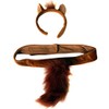 Making Believe Plush Horse Headband Ears and Tail Costume Set