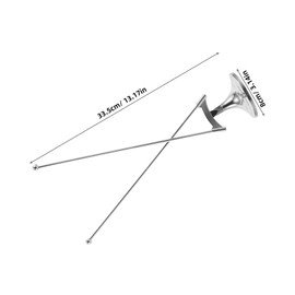 Ciieeo Multipurpose Table Flag Pole Stand for Office and School Desks Sturdy Construction with Stable Cross Base Compact Design for Professional Flag Display and Personal Spaces