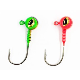 FLADEN Fishing - 4 x SOFT LURE RIBBED SHADS Assortment Imitation Bait Fish for Predatory Fishing - Comes with 2 Non-Toxic Jig Heads (Pack 2, 4 x 12cm / 12g Size 5/0 jigs) [20-67004]