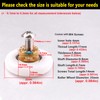 Atoplee 4 pcs Shower Door Rollers Runners Wheels - Replacement