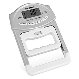 Dinamómetro de mano digital para medición de fuerza de agarre, captura automática, potencia de agarre electrónico de mano de 185 libras/90 kg