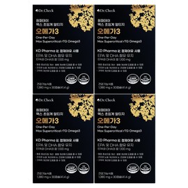 DR CHECK One Purday Max Supercritical Altige Omega 3 1380mg x 30 capsules (4) / DR CHECK 원퍼데이 맥스 초임계 알티지 오메가3 1380mg x 30캡슐 4개