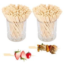 200 stick bread skewers / campfire skewers (barbecue skewers campfire) made of bamboo as marshmallow skewers