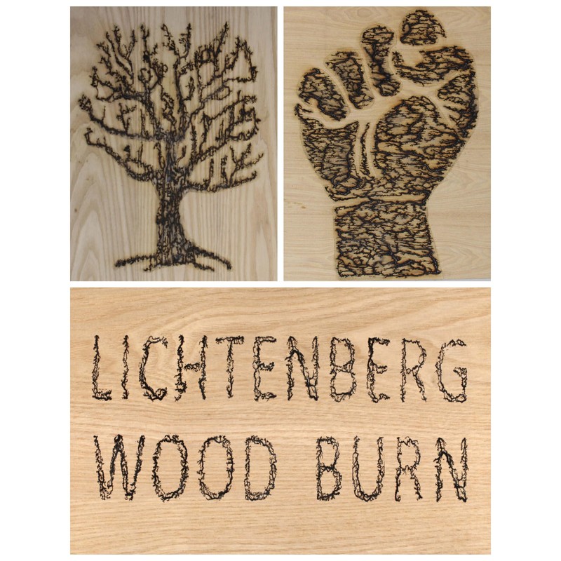 15kV Lichtenberg Wood Burning Machine Fractal Wood Burning Machine Kit