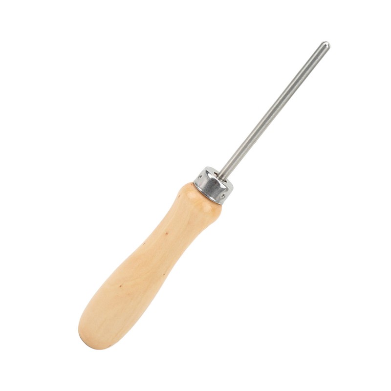 Racket Stringing Awl Portable Universal Wooden Handle Racquet Threading Tool