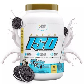 ALPHA ISO BY ALPHA SUPPS WHEY PROTEIN ISOLATE COOKIES AND CREAM 2LB