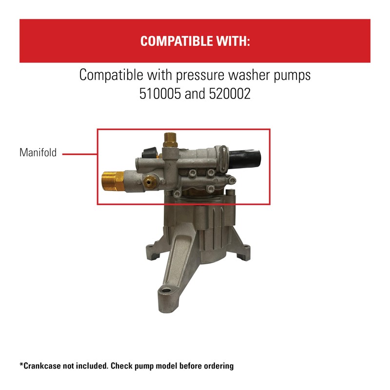 SIMPSON Cleaning 7113372 Manifold Replacement Kit for OEM Technologies 510005,