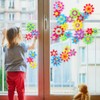 Relaxweex 36 Pcs Spinning Gears with Removable Adhesive Dots Colorful