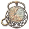 Toledo, Ohio mapa clave Toledo, mapa de Toledo, llavero de