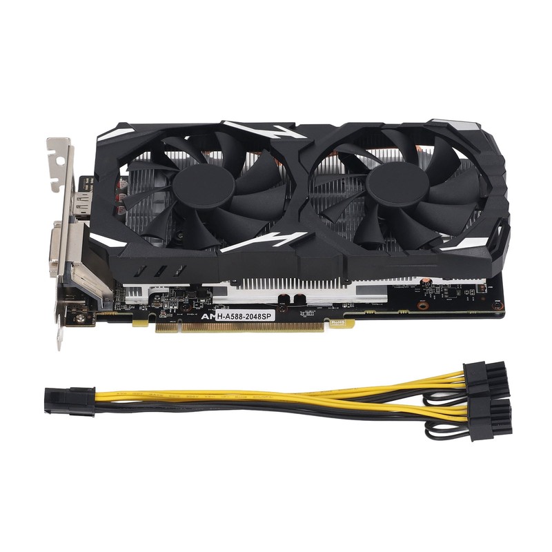 RX580 Game Graphics Card 8GB GDDR5 256BIT Low Noise Desktop