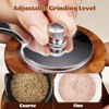 Felenny Manual Wooden Pepper Grinder Hand Crank Salt Mill with