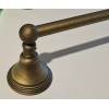 California Faucets 47-24-ABF 24" Wall Mount Towel Bar Antique Brass