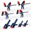 Workpro 8 Piece F Clamp And Spring Clamp Set With