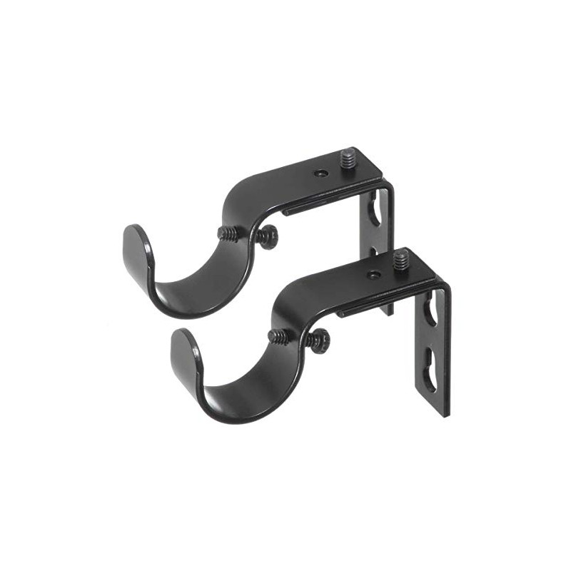 Ivilon Short Projection Brackets for Curtain Rods - for 1