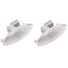 HAOTOM 2X Side Turn Signal Lamp Fender Light Side Marker