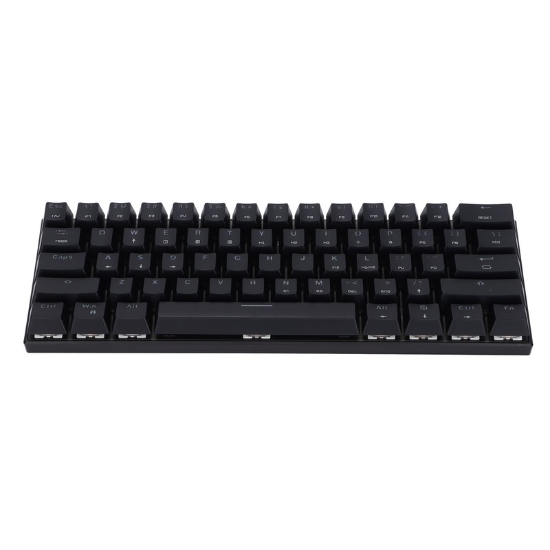 Mechanical Keyboard 61 Key RGB Backlit USB Wired Dual Mode