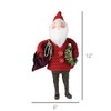 HomArt Santa with Bag and Wreath, Felt