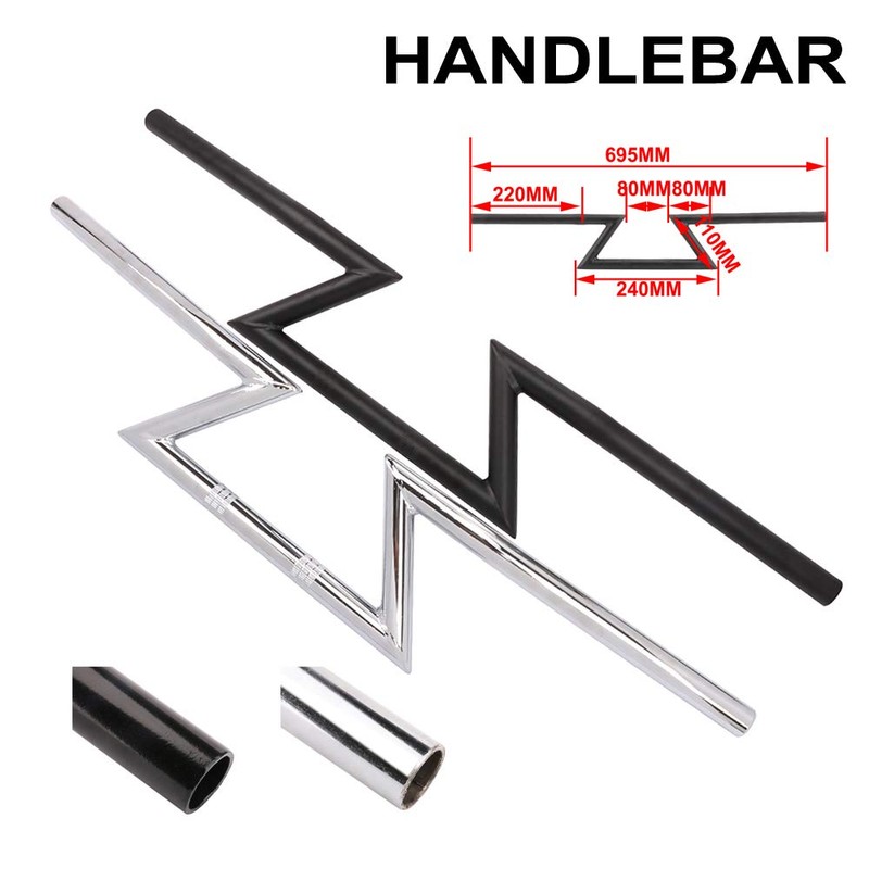 AnXin 7/8" 22MM Handlebar Z Handle Bars Universial for Sportster