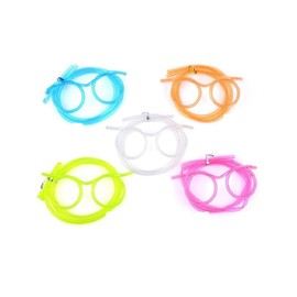 Straw Glasses Fun Drinking Straws Reusable Games Gift Drink Child Party