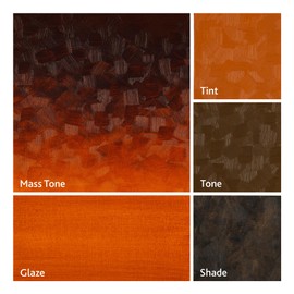 Tusc & Pine Artist Oil Paint - Transparent Orange Oxide, 40 ml, Non-Yellowing, Rich & Creamy Consistency, Maximum Pigment Load, Small Batch Milled Oil Paints Made in The USA for Professional Artists