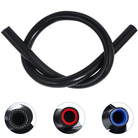 KDP 3/4"X5T(ID:19MM) 1.5 M Silicone Heater Hose Coolant Radiator Vacuum Line, 2ply Reinforced 4MM Thick, Max Temperature Rating 350F Work Pressure 100 psi+ Mutiple Use for Air and Water