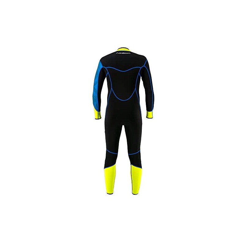 AKONA Men's Tropic Full Suit Front Zip 3/2mm Wetsuit -