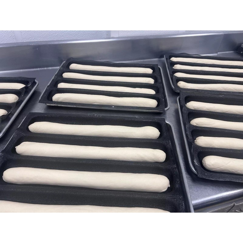 XL 15.5” SUBS Silform Style Silicone Baking Bread Mold Jersey
