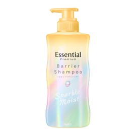 Essential Premium Moisture Barrier Shampoo Sparkle Moist Pump 14.5 fl oz (430 ml), White Peach & Musk Scent