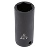JET 683633-3/4-Inch Drive, 33mm, Deep, 6 Point, Metric Impact Socket