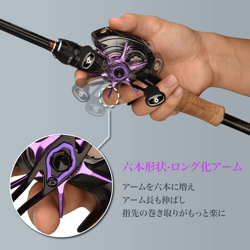 GOMEXUS ST-D Star Drag for Daiwa, 6.4g Ultra-Light Bait Reel,