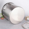 Sallurmose Stainless Steel Canisters for Kitchen,6L/12L Airtight Container Kitchen Rice