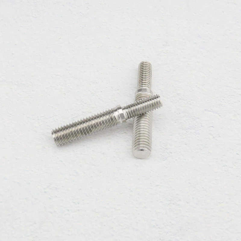 2Pcs Double End Threaded Stud Bolts M8 to M10 55mm