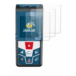 BROTECT Protective Glass for Bosch GLM 50 C Professional (Pack of 3) Protective Film Tempered Glass [Extremely Scratch-Resistant 9H, Anti-Fingerprint