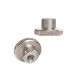 M8 Knurled Thumb Nuts, Round Knobs, Stainless Steel 2PCS