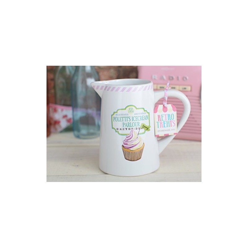 Creative Tops 1 Litre Retro Treats 50's Vintage Style Stoneware