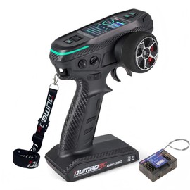 DUMBORC DDF-350 with P10F RC Radio Transmitter and Receiver 10 Channel HD Screen 10CH Remote Controller for RC Car Truck Crawler Boat Tank