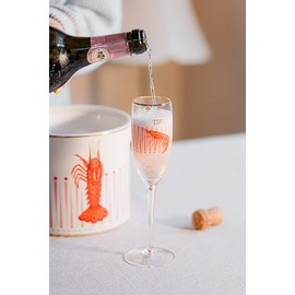 YVONNE ELLEN Glass Collection, Wine, Champagne, Gin (Shrimp Flute)