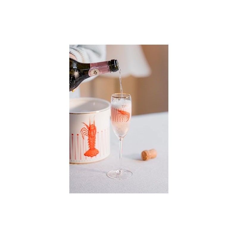 YVONNE ELLEN Glass Collection, Wine, Champagne, Gin (Shrimp Flute)